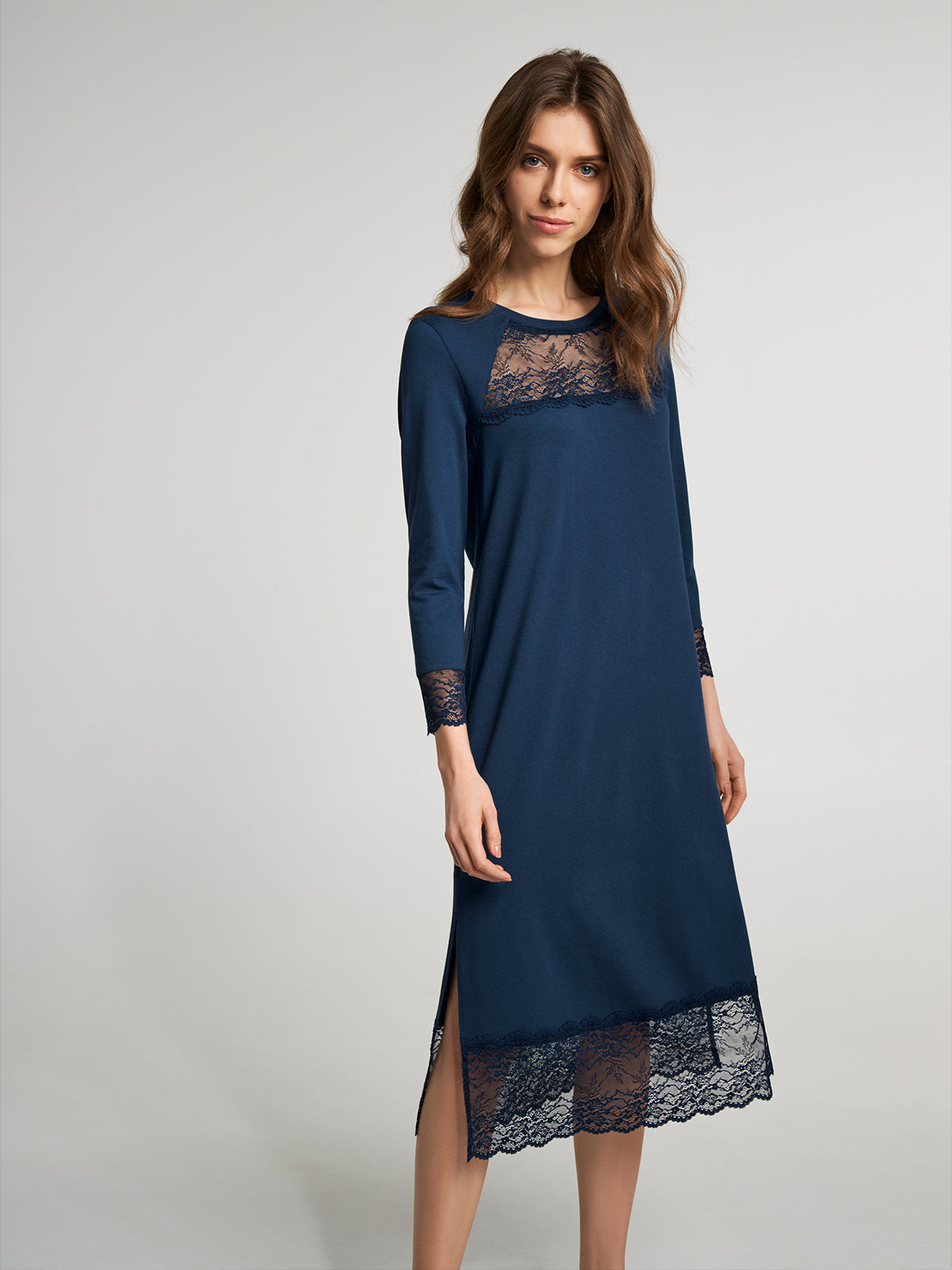 Long sleeved nightdress SAPPHIRE